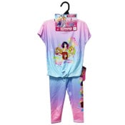 Wholesale - FAIRYTALE PRINCESS TIE FRON T-SHIRT ACTIVEWEAR SET BORN TO FLOURISH 4-ASST SIZE 4-6X C/P 48, UPC: 850054758385